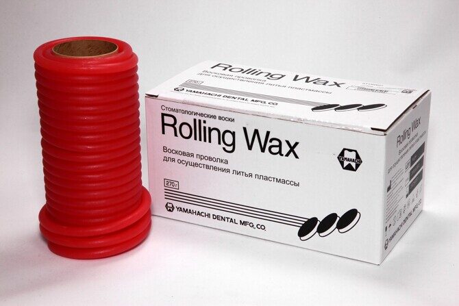 Восковая проволока для литья пластмассы Rolling Wax 7мм, 270гр . YAMAHACHI (Япония)