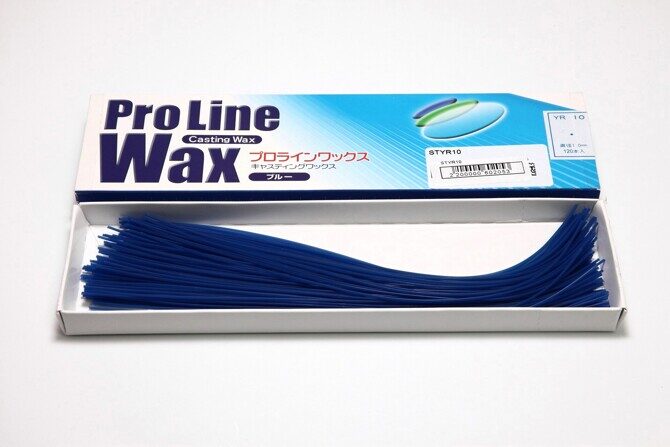STYR10 Воск литьевой в прутках Pro Line Wax диам 1.0мм, длина 200мм, 120шт. YAMAHACHI (Япония