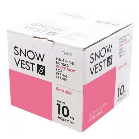 SNOW VEST Beta паковочная масса, универальная, 10 кг+ 1 л., для частичных конструкций